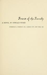 Cover of: Friend of the family