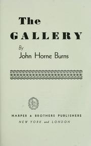 Cover of: The Gallery by John Horne Burns