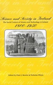 Cover of: Science and Society in Ireland by Peter Bowler