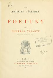 Cover of: Fortuny. by Charles Yriarte
