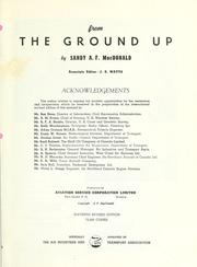 Cover of: From the ground up by Alexander Forsyth MacDonald, Alexander Forsyth MacDonald