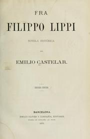 Cover of: Fra Filippo Lippi by Emilio Castelar