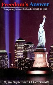 Cover of: Freedom's answer by September 11 Generation (Organization)