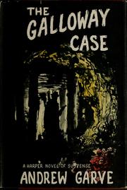 Cover of: The Galloway case