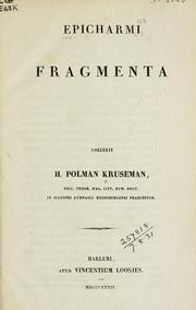 Cover of: Fragmenta