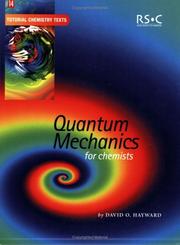 Cover of: Quantum Mechanics for Chemists (Tutorial Chemistry Texts, 14)