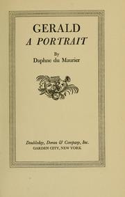 Cover of: Gerald by Daphne du Maurier