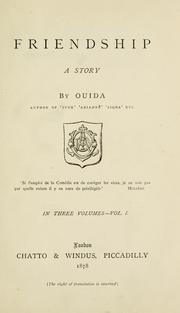 Cover of: Friendship by Ouida