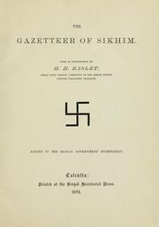 Cover of: gazetteer of Sikhim. | Bengal (India). Secretariat.