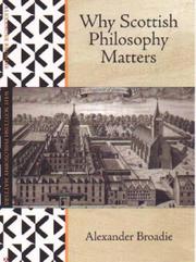 Cover of: Why Scottish philosophy matters