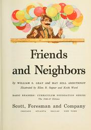 Cover of: Friends and neighbors