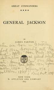 Cover of: General Jackson by James Parton