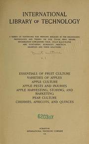 Cover of: [Fruit culture]