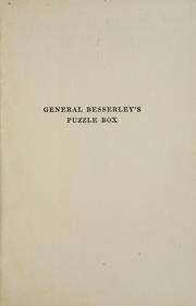 Cover of: General Besserley's puzzle box