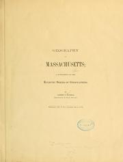 Cover of: Geography of Massachusetts by Albert P. Marble