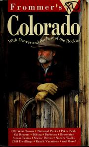 Cover of: Frommer's Colorado by Don Laine