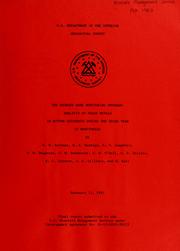 Cover of: The Georges Bank monitoring program: analysis of trace metals in bottom sediments during the third year of monitoring