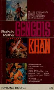 Cover of: Genghis Khan.