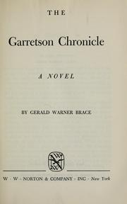 Cover of: The Garretson chronicle: a novel