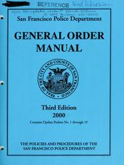 General order manual