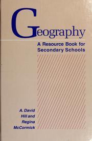 Cover of: Geography: a resource book for secondary schools