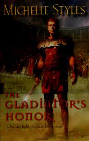 Cover of: The gladiator's honor