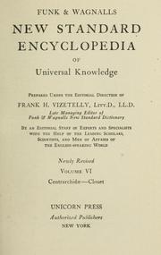 Cover of: Funk & Wagnalls new standard encyclopedia of universal knowledge