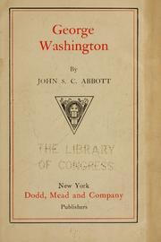 Cover of: George Washington