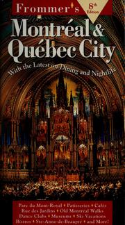 Cover of: Frommer's Montréal & Québec City