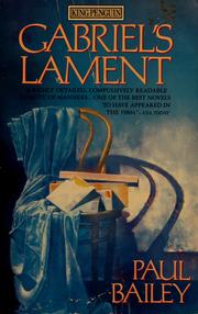 Cover of: Gabriel's lament