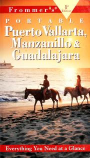 Frommer's portable Puerto Vallarta, Manzanillo & Guadalajara by Suzanne Roe Jannetta, Neil Schlecht