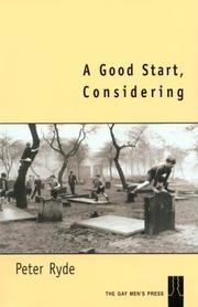 Cover of: A Good Start, Considering by Peter Ryde