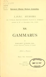 Cover of: Gammarus