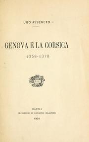 Genova e la Corsica 1358-1378