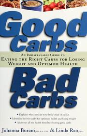 Cover of: Good carbs, bad carbs by Johanna C. Burani