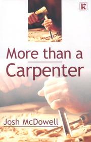 Cover of: More Than a Carpenter by Josh McDowell
