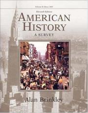 Cover of: American History by Alan Brinkley