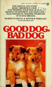 Cover of: Good dog, bad dog
