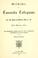 Cover of: Geschichte des Concordia Collegiums der Ev.-luth. Synode von Missouri, Ohio u. a. St. zu Fort Wayne, Ind.