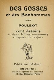 Cover of: Des gosses et des bonhommes by Francisque Poulbot