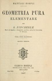 Cover of: Geometria pura elementare