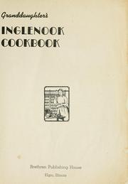 Cover of: Granddaughter's Inglenook cookbook