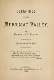 Cover of: Gleanings from Merrimac Valley.