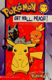 Cover of: Get well, Pikachu! by Tracey West