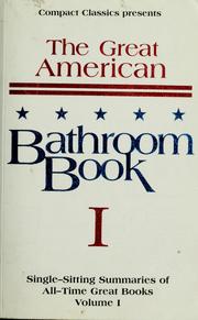 Cover of: The great American bathroom book (GABB)