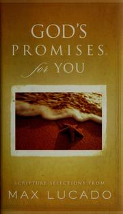 Cover of: God's promises for you: scripture selections