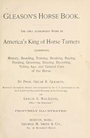 Cover of: Gleason's horse book by Oscar R. Gleason, Oscar R. Gleason