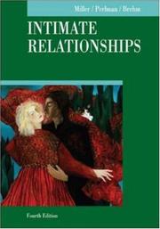 Cover of: Intimate relationships by Sharon S. Brehm ... [et al.].