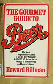 Cover of: The gourmet guide to beer by Howard Hillman