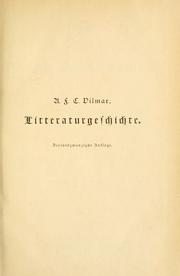 Cover of: Geschichte der Deutschen National-Litteratur